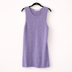 FREE PEOPLE Beach Nina Knit Mini Dress | Violet Tulip | Size Small